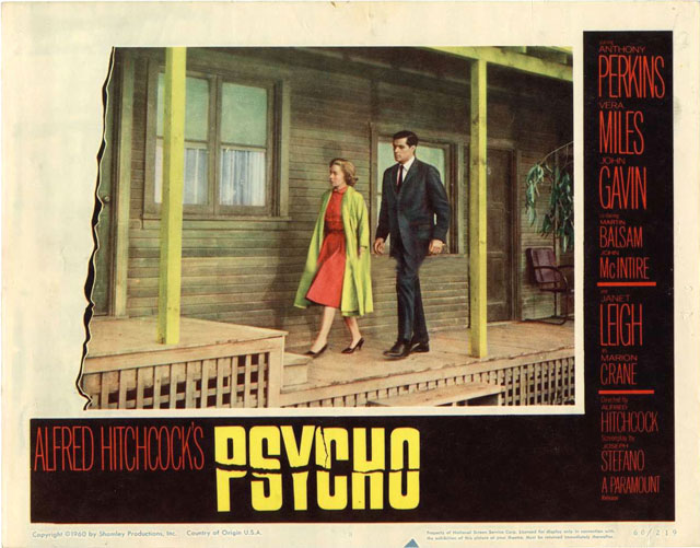 Uno de los pósters de Psycho!