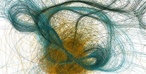 Processing-art2 Una de las infinitas formas “imposibles” que pueden ser generadas con Processing