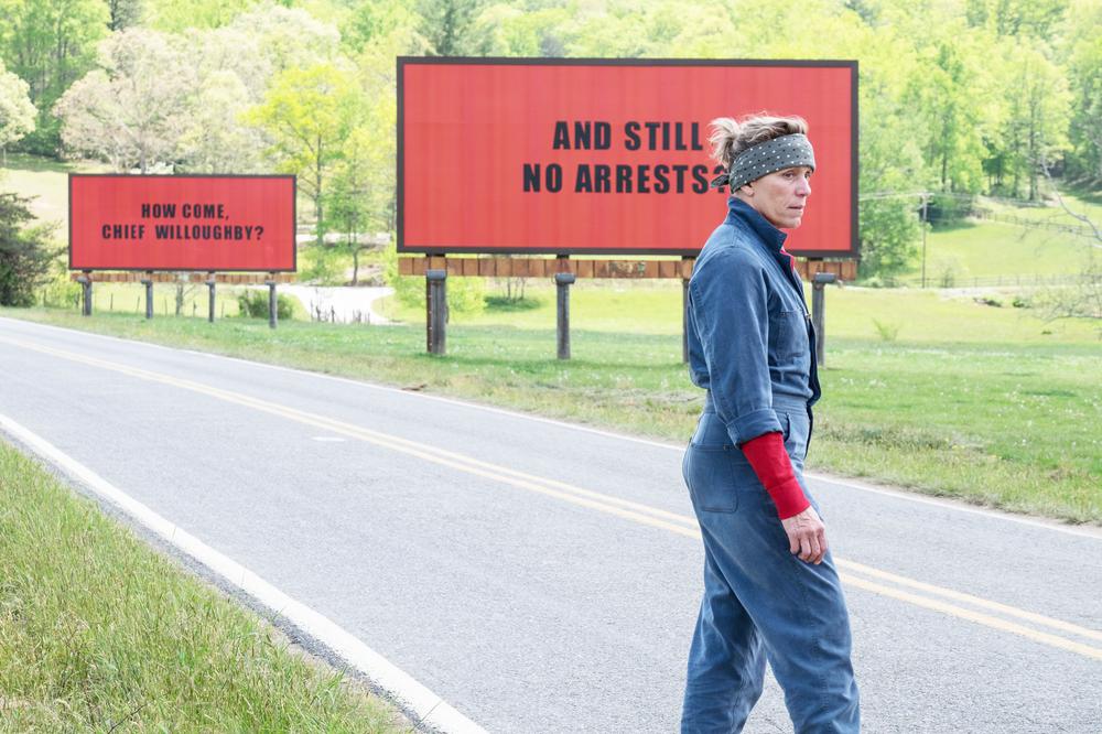 Frances McDormand y sus 3 anuncios por un crimen, en Three billboards outside Ebbing, Missouri
