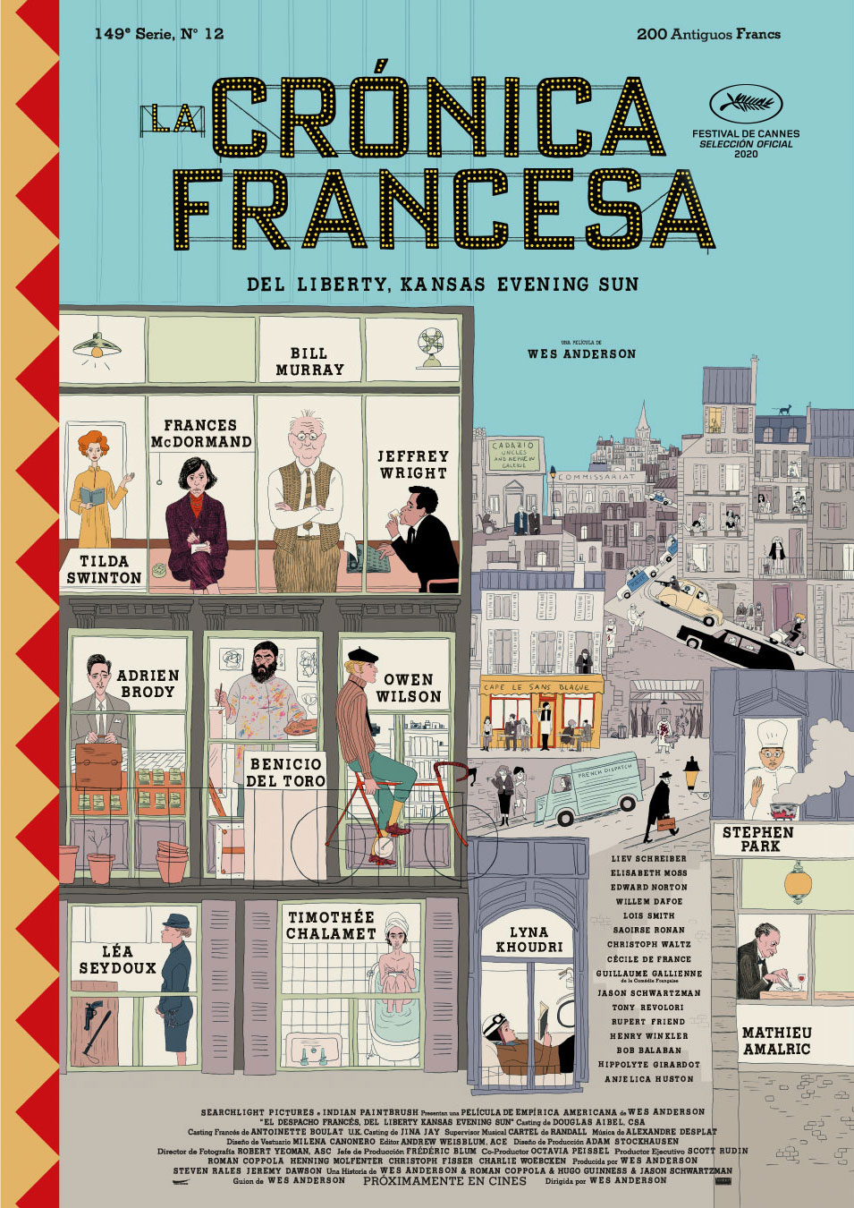 Póster y trailer de La Crónica Francesa
