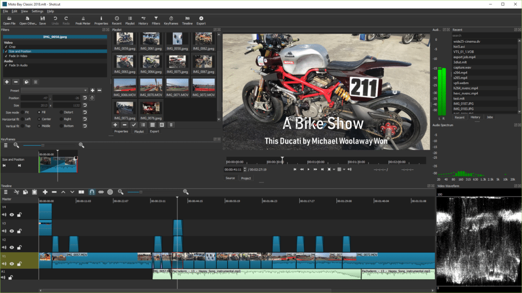 Shotcut, edición no lineal de código abierto