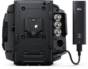 El puerto USB de la Blackmagic URSA Mini Pro