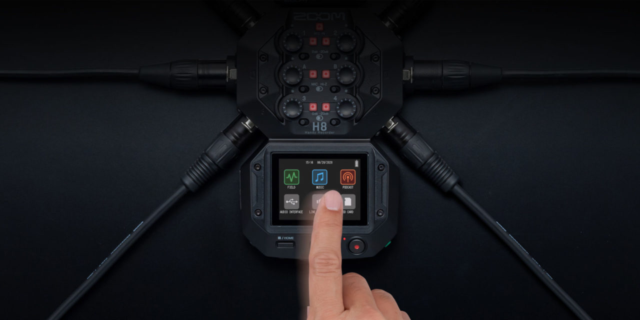 Conozcan el nuevo Zoom H8, grabador modular y multipropósito