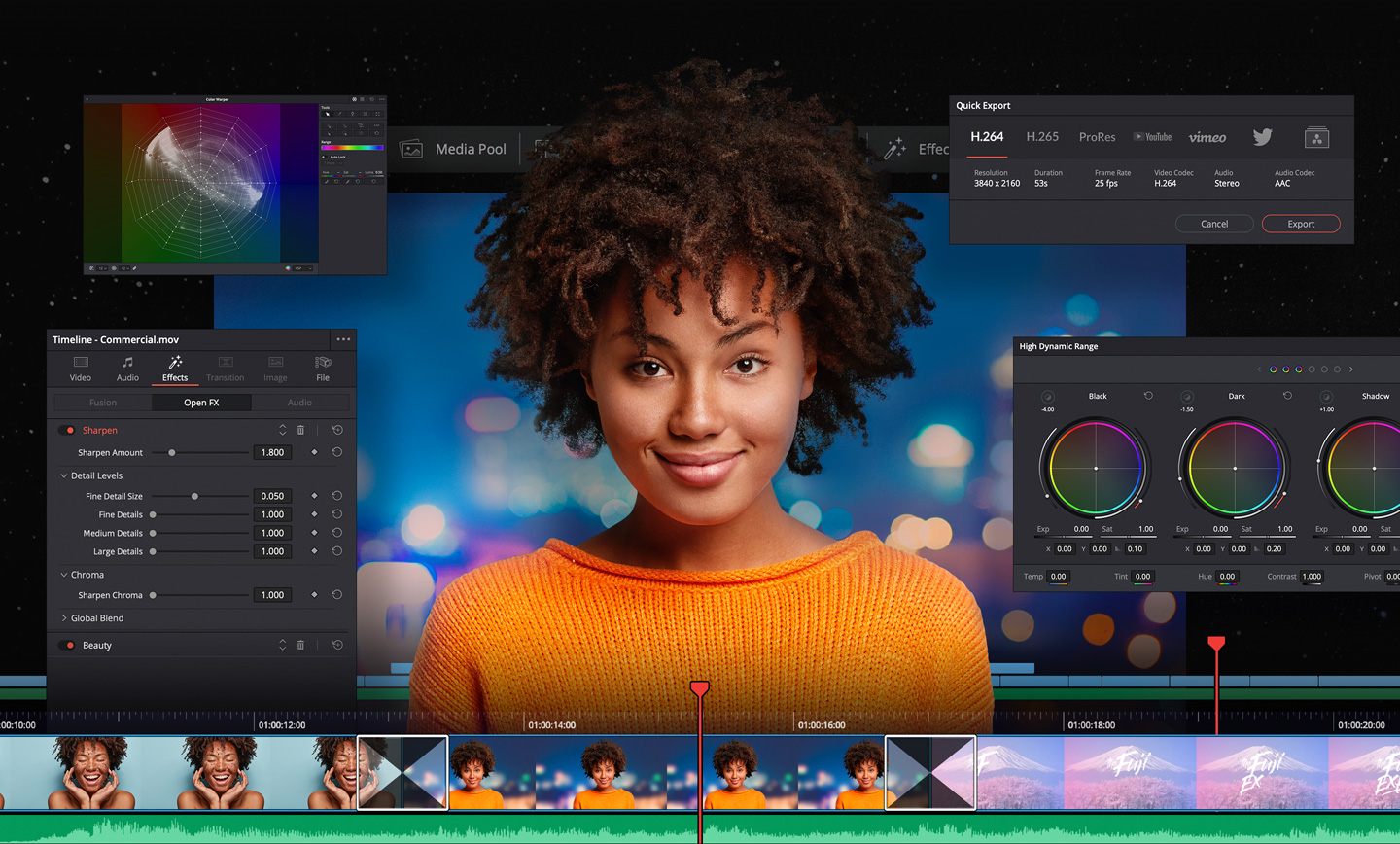 Da Vinci Resolve 17, más de 300 novedades